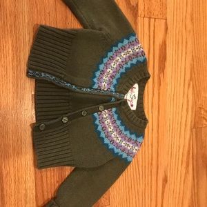 Wool cotton blend sweater